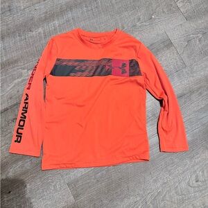 Under Armour Orange Long Sleeve Shirt boys